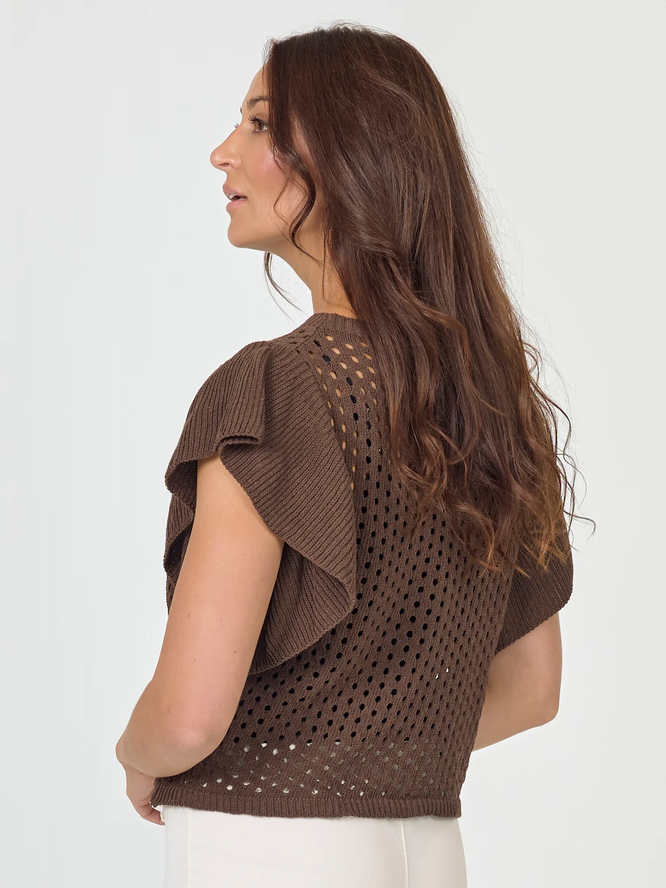 AIDA CARDIGAN - BROWN
