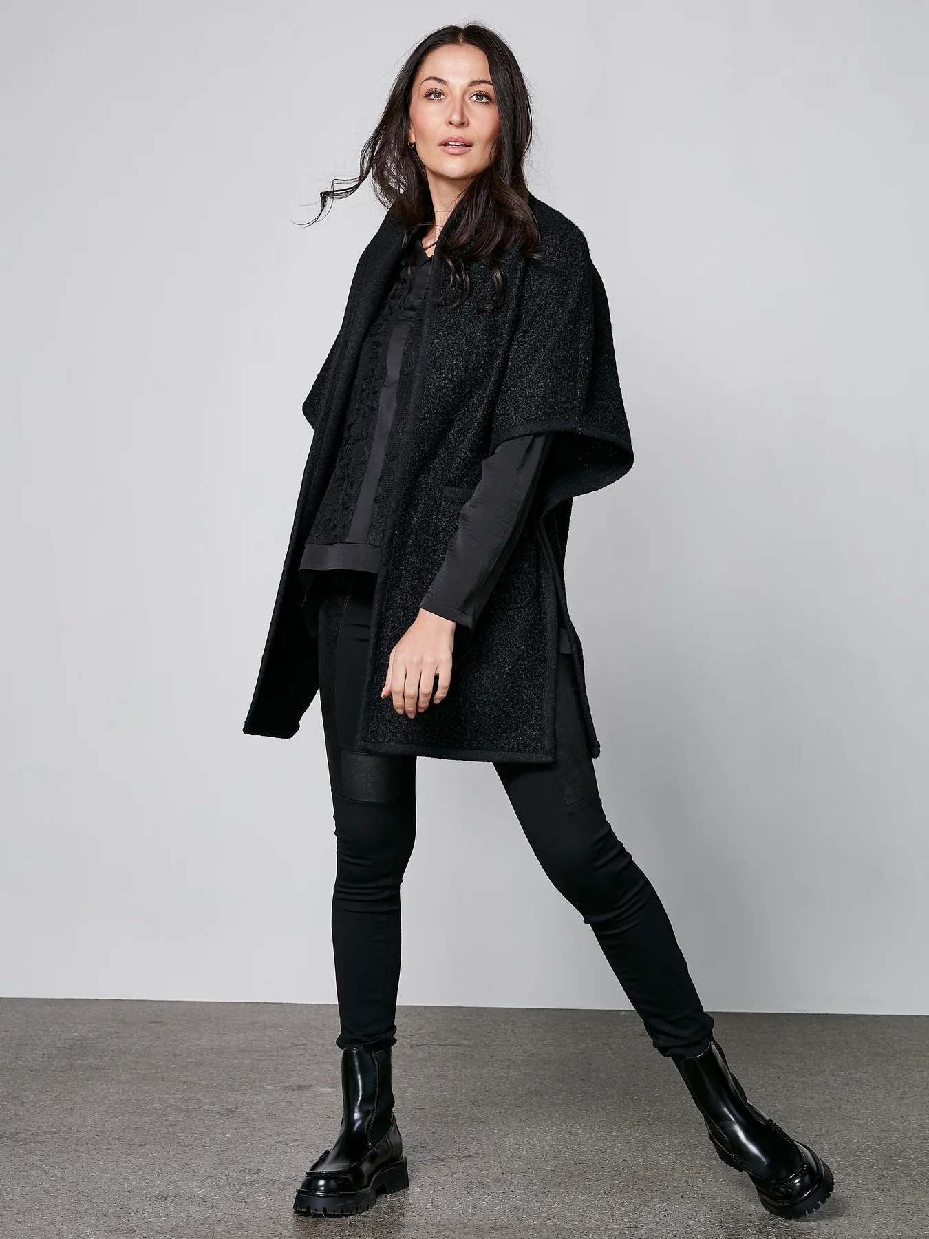 ARIA CARDIGAN - BLACK